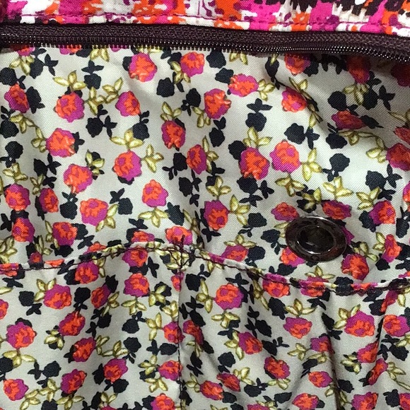 NWT Vera Bradley Hadley Tote with Phone Charger Pocket, Houndstooth Tweed - Picture 8 of 11